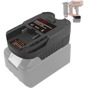 Adapter for RIDGID AEG 18V Cordless Tools, Fits for Makita 18V Li-ion Battery Converter for RIDGID AEG 18V Battery Cordless Power Tools (Adapter Only)