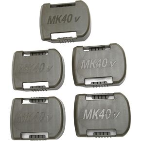 Diyeeni 5Packs for Makita 40V Lithium Battery Holder, Battery Mount Dock Holder Fit for Drill Tool Hanger Power Tool, Portable Power Tool Battery Storage Rack, Easy to Install