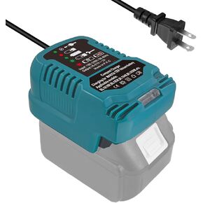 Portable Mini Charger Replace Makita Charger DC18RC DC18RD DC18RC DC18RA DC18SD DC18SF to Charge 18 Volt LXT Lithium-ion Battery BL1815 BL1850 BL1840 BL1830 LXT-400 BL1820