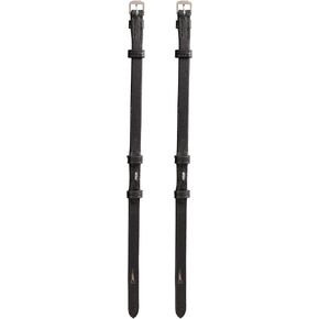 Bridle Cheek Pieces with Hook Fastening (5/8", 16mm) (Matching Stitching), Replacement Cheek Piece