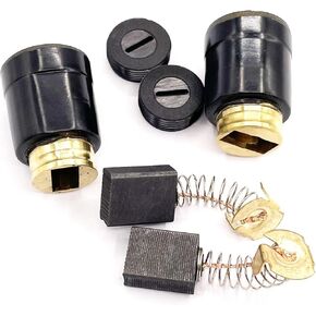 Replacement Part NEW #CB-154 Carbon Brush Set, Housings, & Caps for 5007F Circular Saw for Makita