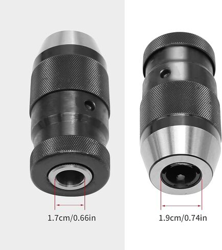 1/32" -1/2" JT33 Chuck MT2-JT33 Drill Chuck Adapter R8 Keyless Chuck in Saudi Arabia