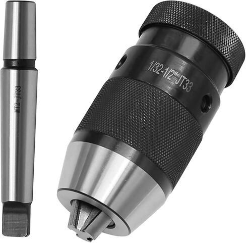 1/32" -1/2" JT33 Chuck MT2-JT33 Drill Chuck Adapter R8 Keyless Chuck in Saudi Arabia