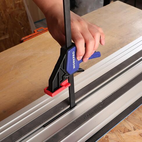 WORKPRO 9" Track Saw Clamps, Quick Release Track Saw Guide Rail Clamp for Woodworking, Circular Saw Guide Rail System, 150lbs Load Limit x 2-1/2" Throat Depth, 2PC in Saudi Arabia