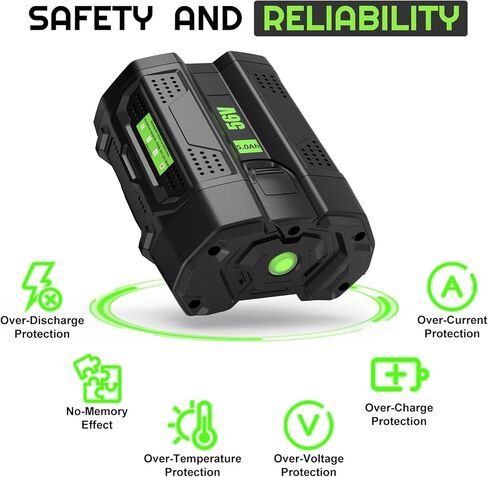 【1-Pack 56V 5.0Ah】BA2800T Replacment Battery for EGO 56V Battery ARC VDC Compatible with EGO Bettery 56 Volts Tools BA2800 BA4200 BA4200T BA1400 BA1400T BA2240 BA2800T BA2800T Leaf Blower Battery in Kuwait