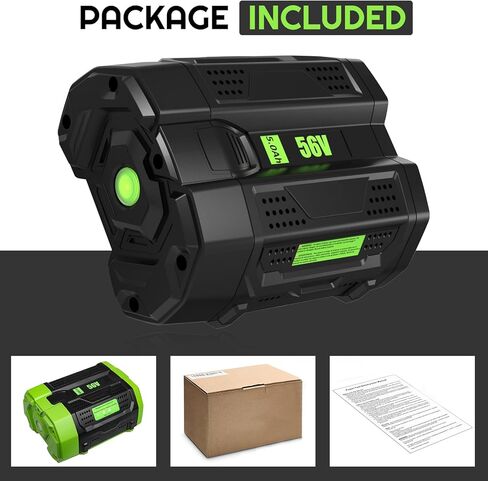 【1-Pack 56V 5.0Ah】BA2800T Replacment Battery for EGO 56V Battery ARC VDC Compatible with EGO Bettery 56 Volts Tools BA2800 BA4200 BA4200T BA1400 BA1400T BA2240 BA2800T BA2800T Leaf Blower Battery in Kuwait