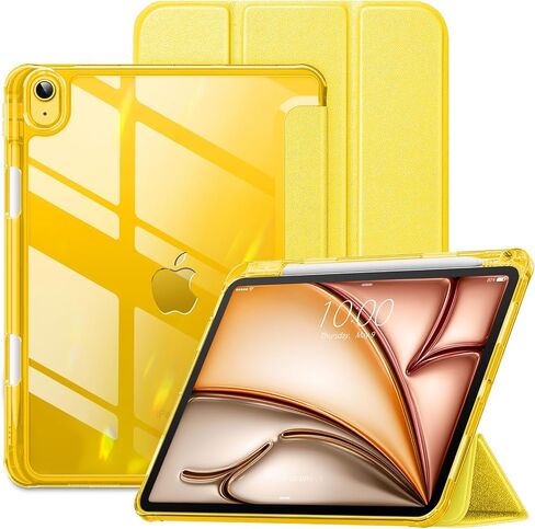 VIKESI for iPad Air 5th / 4th Generation Case 10.9 inch Released in 2020/2022, Matte Slim Hard Back, Soft TPU Frame, Pencil Holder and Auto Sleep/Wake Cover for iPad Air 5/4 - Star Purple in Kuwait