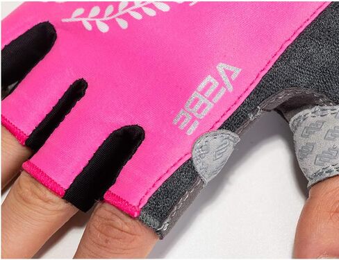 VEBE Women's Biking Cycling Gloves Non-Slip Shockproof Short Finger Gloves Outdoor Riding Mountain Bike Gloves in Saudi Arabia
