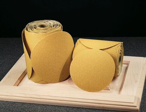 Dynabrade Coated Aluminum Oxide Abrasive Sanding Disc - Medium Grade 80 Grit - 6 in Dia - 79252-100 Discs in Kuwait