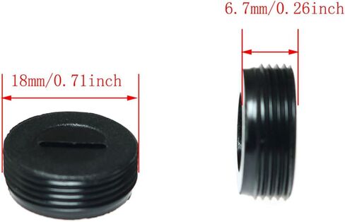 20PCS 14mm Carbon Brush Holder Caps Motor Electric Brush Cover Replacement Parts Carbon Brush Plastic Cover For Hammer Grinder Power Tools in Saudi Arabia
