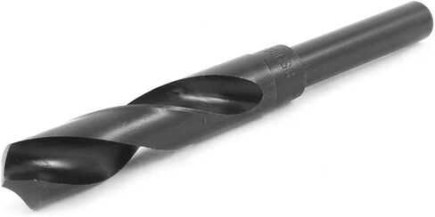 18.5mm Tip Diameter HSS Reduced Shank Drill Bit 1/2"Straight Shank Drilling Hole Tool Black Oxidation in Kuwait