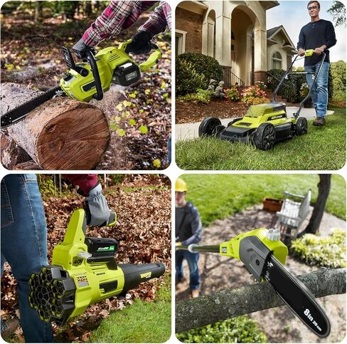 Mrupoo 40V 6.0Ah تبديل البطارية لبطارية Ryobi 40v، بطارية ليثيوم عالية السعة 40 فولت لأدوات الطاقة Ryobi 40v in Kuwait
