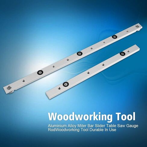 Aluminium Alloy Miter Bar Slider Table Saw Gauge Rod Woodworking Tool Durable In Use(300mm/11.81inch) in Saudi Arabia