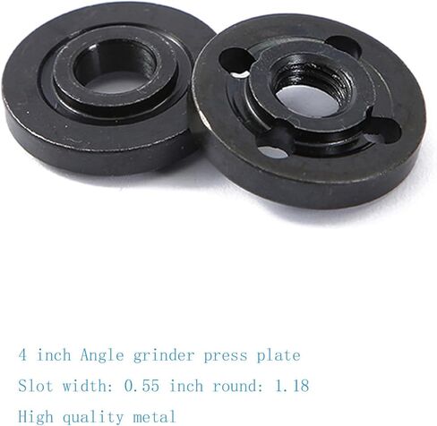 8 قطع من صواميل شفة طاحونة الزوايا 4 بوصات مناسبة لجميع 4-1/2 بوصة مع مفتاح ربط قابل للتعديل لاستبدال شفة طاحونة زاوية ماكيتا وريوبي وديوالت وميلووكي والحرفيين in Kuwait