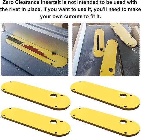 حشوات منشار طاولة خالية من الصفر تناسب DeWalt DWE7485 DCS7485B، مناشير طاولة DCS7485T1، 4 عبوات (لا تتضمن براغي) in Kuwait