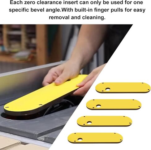 حشوات منشار طاولة خالية من الصفر تناسب DeWalt DWE7485 DCS7485B، مناشير طاولة DCS7485T1، 4 عبوات (لا تتضمن براغي) in Kuwait