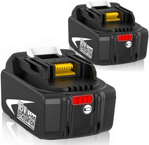 استبدال بطارية M-akita 18V 2 حزم BL1850B 5.0Ah متوافقة مع بطارية M-akita BL1830B BL1850B BL1840B BL1860B BL1815B متوافقة مع أدوات M-akita 18V in Saudi Arabia