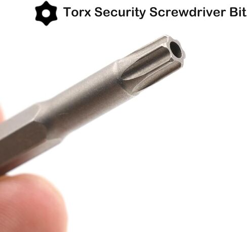 مجموعة لقم مفك توركس، T6، T7، T8، T9، T10، T15، T20، T25، T27، T30، T40، ساق سداسية 1/4 بوصة S2 مصنوعة من خليط معدني بطول 2 بوصة، 11 قطعة in Kuwait