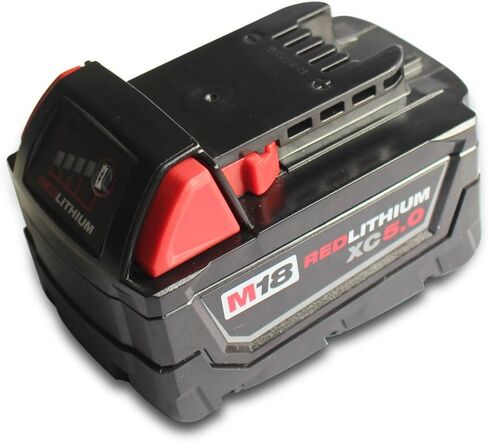 18V 3.0Ah Replacement for Milwaukee,Compatible Part Numbers: 48-11-1830 MV18B V18 Power Tools Battery,can be chaged with 21V DC 5.5mm Adapter, plus with SOC LED Indicator Light (MIL18C) in Saudi Arabia