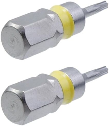 Torx Screwdriver Bits Security Bit Sets 0.98"/25mm Long 1/4" Hex Shank T6 Security Torx High Quantity Screwdriver Bits S2 Alloy Steel - 8pcs in Saudi Arabia