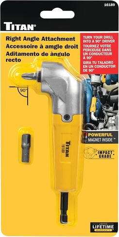 Titan 16189 90-Degree Magnetic Right Angle Drill Attachment for Impact Drivers and Drills in Saudi Arabia
