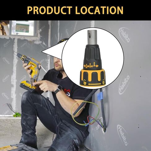N435495 Drywall Gun Nose Cone Assembly DCF620B DCF620D2 DCF620D2-AR DCF620D2-B2 DCF620D2-B3 DCF620D2-BR DCF620M2 Compatible With Dewalt Drywall Screw Gun Dewalt Brushless Drywall Screw Gun Attachment in Saudi Arabia