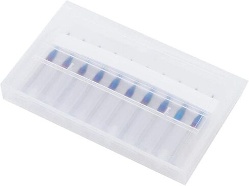 لقم التوجيه، قاطعة الطحن، لقمة قطع الكربيد، لقمة نقش نهاية الذرة الزرقاء لآلات CNC PC B 10 قطع (1.0 مم) in Kuwait