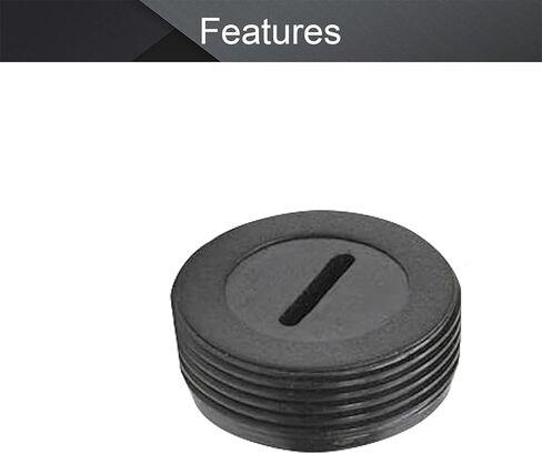Fielect Carbon Brush Holder Caps 12mm O.D. 5mm Thickness Motor Brush Cover Plastic Fitting Thread Black 2Pcs in Saudi Arabia