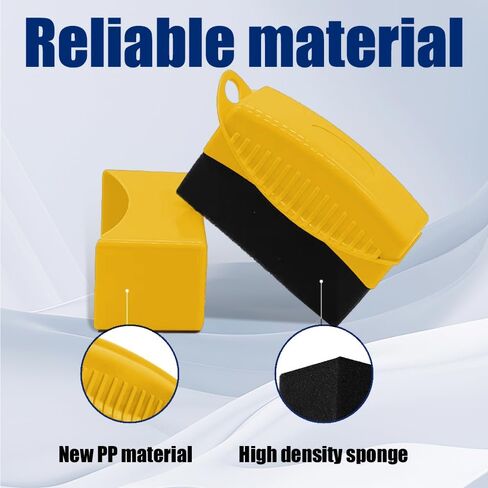 2PCS Tire Shine Applicator, Tire Applicator Pads, Durable and Reusable Tire Applicator Dressing Shine Sponge for Applying Tire Shine, Universal Tire Cleaner Car Accessories for All Cars in Saudi Arabia