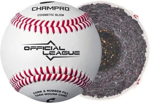 Champro Official League Gen Leath Baseball Cosmetic Blem Dz in Saudi Arabia