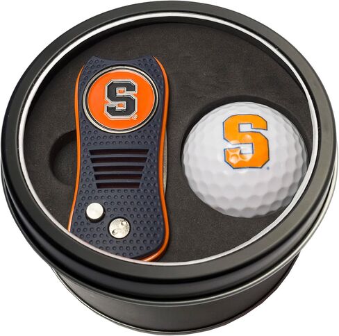 Team Golf NCAA Gift Set Switchblade Divot Tool with Double-Sided Magnetic Ball Marker & Golf Ball, Patented Single Prong Design, Less Damage to Greens, Switchblade Mechanism in Saudi Arabia