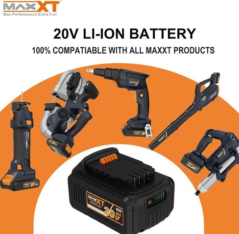 MAXXT 20V 4.0AH Li-ion Replacement Battery Pack for Portable Cordless Power Tools in Saudi Arabia