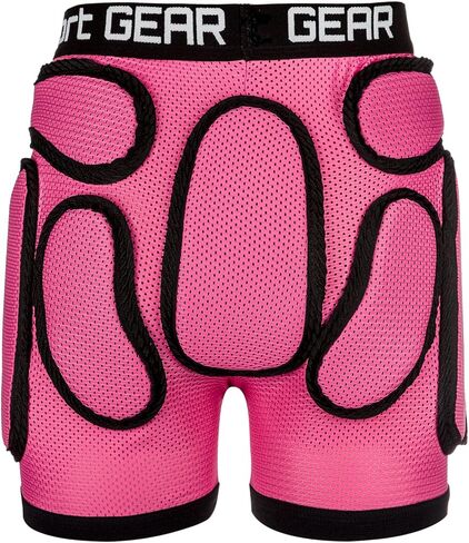 Recruit Padded Shorts for Kids 3'10"– 4'6" ft in Height - 3D Protection Hip Pants for Inline Skating, Skateboarding in Saudi Arabia