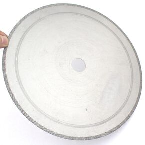 10" inch 250mm Notched Rim 1.6mm Diamond Lapidary Rock Slab Saw Blade Arbor Hole 25.4mm 1" for Gems Stone Jasper