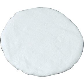Pro-Lift I-4526C Grey 6" Cotton Buffer Pad Cover, 6" x 6"