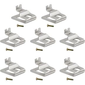 8PCS Belt Clips Hook for Dewalt,304 Stainless Steel Drill Tool Clips Hook Replacement Kit with Screws for Dewalt N268241 Compatible with 20V MAX Tools DCD980 DCD985 DCD980L2 DCD985L2