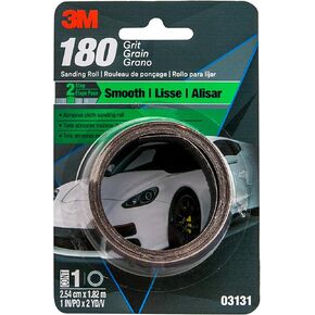 3M Abrasive Cloth Sanding Roll, 03130, 1 in x 2 yd, Extra Fine