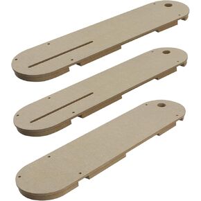 Zero Clearance Table Saw Inserts D-36 and R-45 Fits for Delta 36-725, 36-725T2, 36-5152, 36-5000, 36-5000T2 Table Saws (3Pcs)