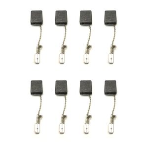 Pack of 8 316055220 Carbon Brush Set Material Graphite consumable brus for 6" Angle Grinder Electric Equipment 17-150 M16 Replacement Durable for metabo