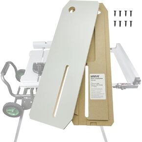 إدراجات خالية من الصفر لمناشير الطاولة Hitachi C10RJ وMetabo HPT C10RJ، متوافقة مع إدراج طاولة Dado من Hitachi 371663، قطع دقيقة بدون تمزيق، تتضمن براغي غير مثبتة، عبوتان