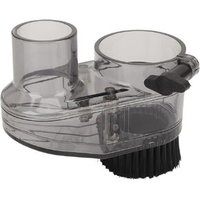 CNC Router Dust Shoe for 52mm Spindle Motors, Clear CNC Dust Boot with 38mm Hose Diameter for 52mm Spindle Motors and Router