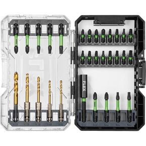FLEX STACK PACK 31-Piece Impact Drill and Drive Bit Set - FAM10001-31