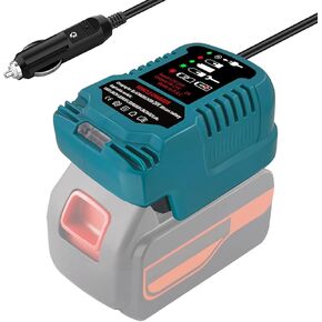 Mini Car Charger for Black&Decker 20V MAX Battery, Portable Charger use on Car, Cigarette Lighter Plug, 1/2 Size of BDCAC202B Charger (only for 18V Battery)