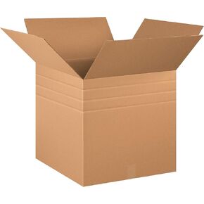 Aviditi Shipping Boxes Multi-Depth 20"L x 20"W x 20"H, 10-Pack | Corrugated Cardboard Box for Packing, Moving and Storage in Kuwait