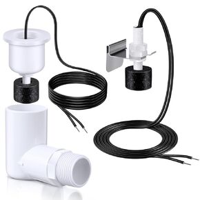 SS2 HVAC Float Switch and SS3 AC Pan Float Switch Kit, SS2 and SS3 Condensate Overflow Switch for HVAC Systems, Air Conditioner, Effectively Detect Condensate Overflow