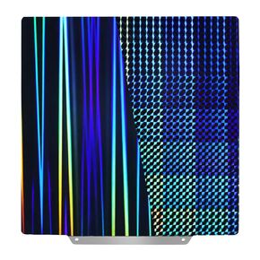 IdeaFormer Textured H1H Build Plate 235x235mm No Magnetic Plate, Rainbow Streak+Phantom H1H Spring Steel Sheet for Ender 3/Ender 3 V2/Neo/Ender 3 Pro/Ender 5/Pro/for Elegoo Neptune 2/3/3 Pro/4/4 Pro