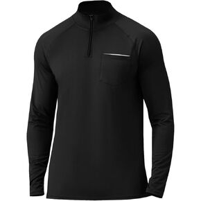 Men's Quarter Pullover Shirt UPF 50+ Sun Fishing Shirt Lightweight Athletic Hiking Performance Sweatshirt Top
