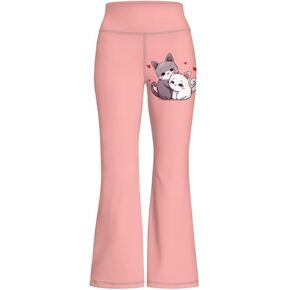 Flare Pants for Teen Girls High Waisted Plus Size for Casual Daily