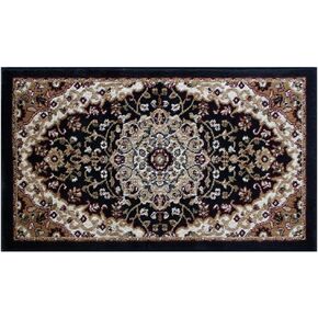 Traditional Octagon Area Rug Design 401 Black (5 Feet 3 Inch X 5 Feet 3 Inch) Octagon