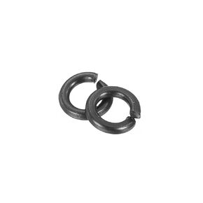 uxcell M2.5 Split Lock Washer, 300Pcs Carbon Steel Spring Lock Washers Metal Split Ring Washer for Screw Bolts Machinery